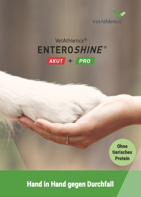 enteroshine® pro prä und probiotika für hunde zur stabilisierung der verdauung
